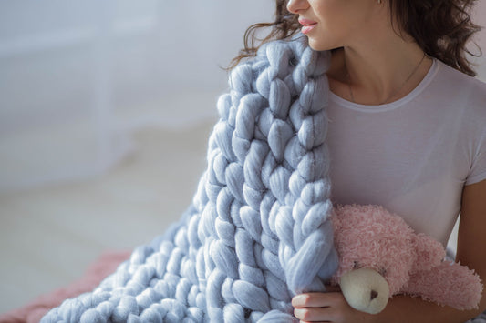 How Weighted Blankets Help With Anxiety & Sleep - Blanket & Bloom