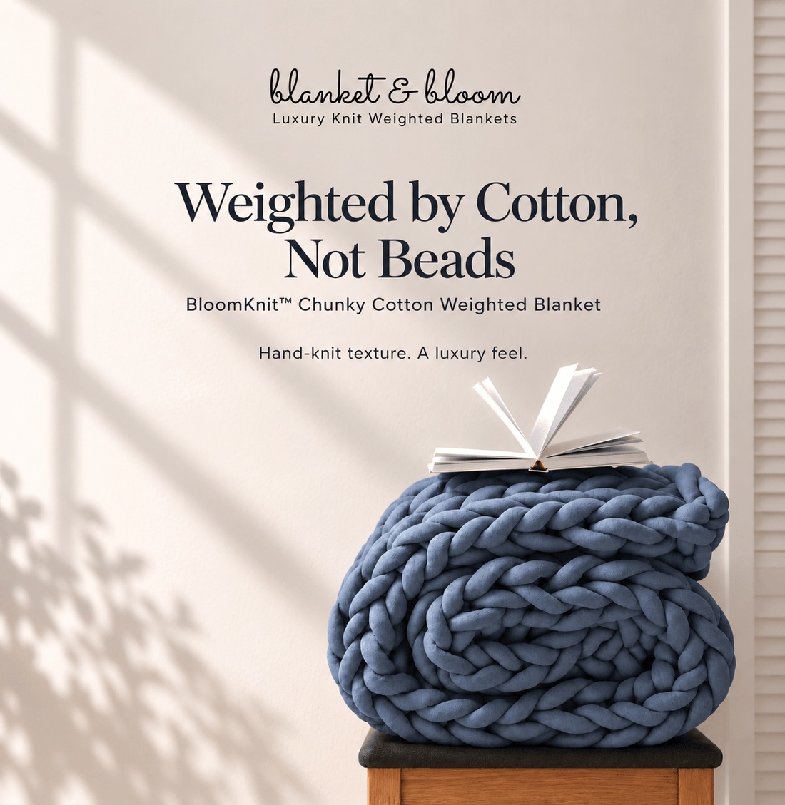 Bead-Free Weighted Blankets: Weighted by Cotton, Not Beads