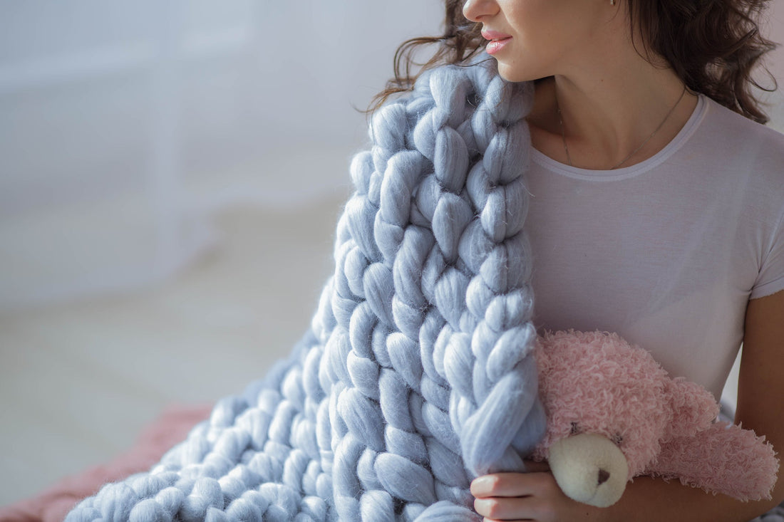 How Weighted Blankets Help With Anxiety & Sleep - Blanket & Bloom